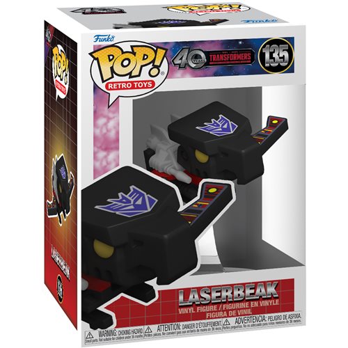 Funko Pop! Transformers: 40 Years - Optimus Prime #131 / Megatron #132 / Astrotrain #133 / Blaster #134 / Buzzsaw #135 / Laserbeak #135