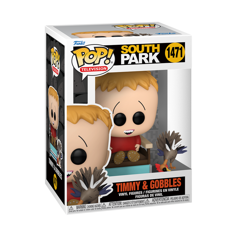 Funko Pop! Television: South Park - Timmy & Gobbles #1471 / Super Satan #1475 / Wonder Tweek #1472 / Farmer Randy #1473 / Chef #1474 / Mr. Mackey #1476