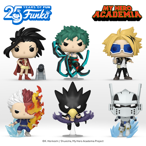 Funko Pop! ANIMATION MY HERO ACADEMIA DEKU - KAMINARI - SHINSO - MOMO - TODOROKI - TENYA - TOKOYAMI  *PREORDER*