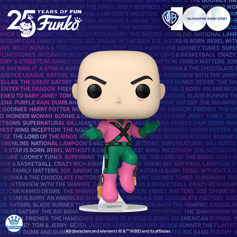 Funko Pop! DC HEROES WB 100 LEX LUTHOR #472 [FUNKO SHOP EXCLUSIVE] *PREORDER*