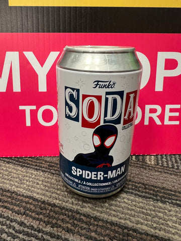 Funko SODA INTO THE SPIDER-VERSE MARVEL Spider-man Miles Morales *CHANCE OF CHASE*
