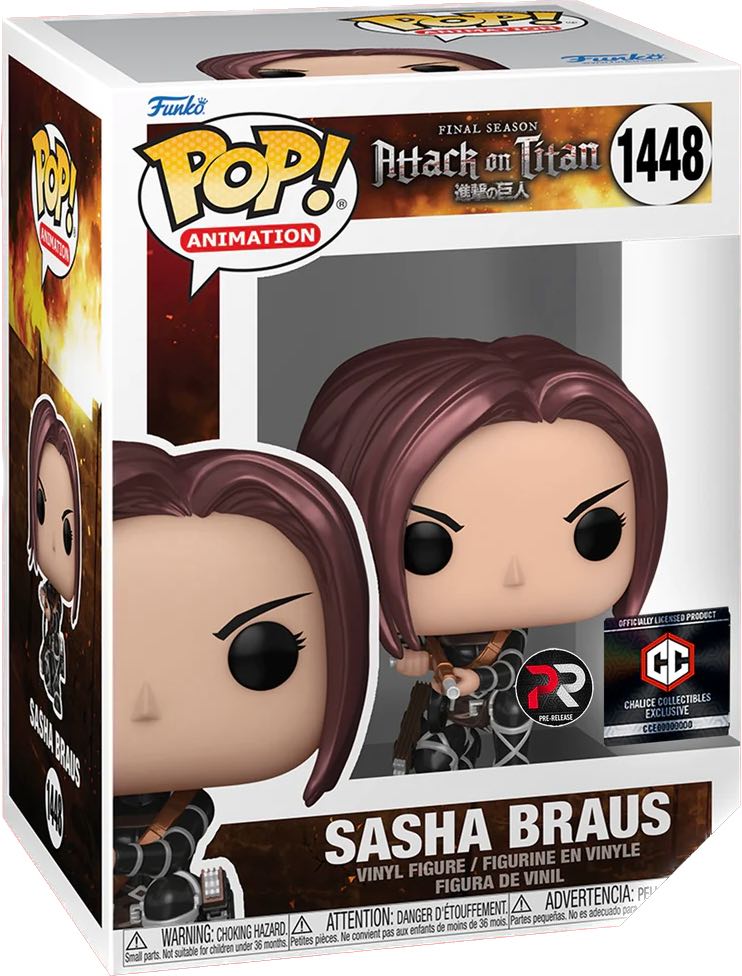 Funko Pop! Animation: SASHA BRAUS #1448 *METALLIC* [US EXCLUSIVE]