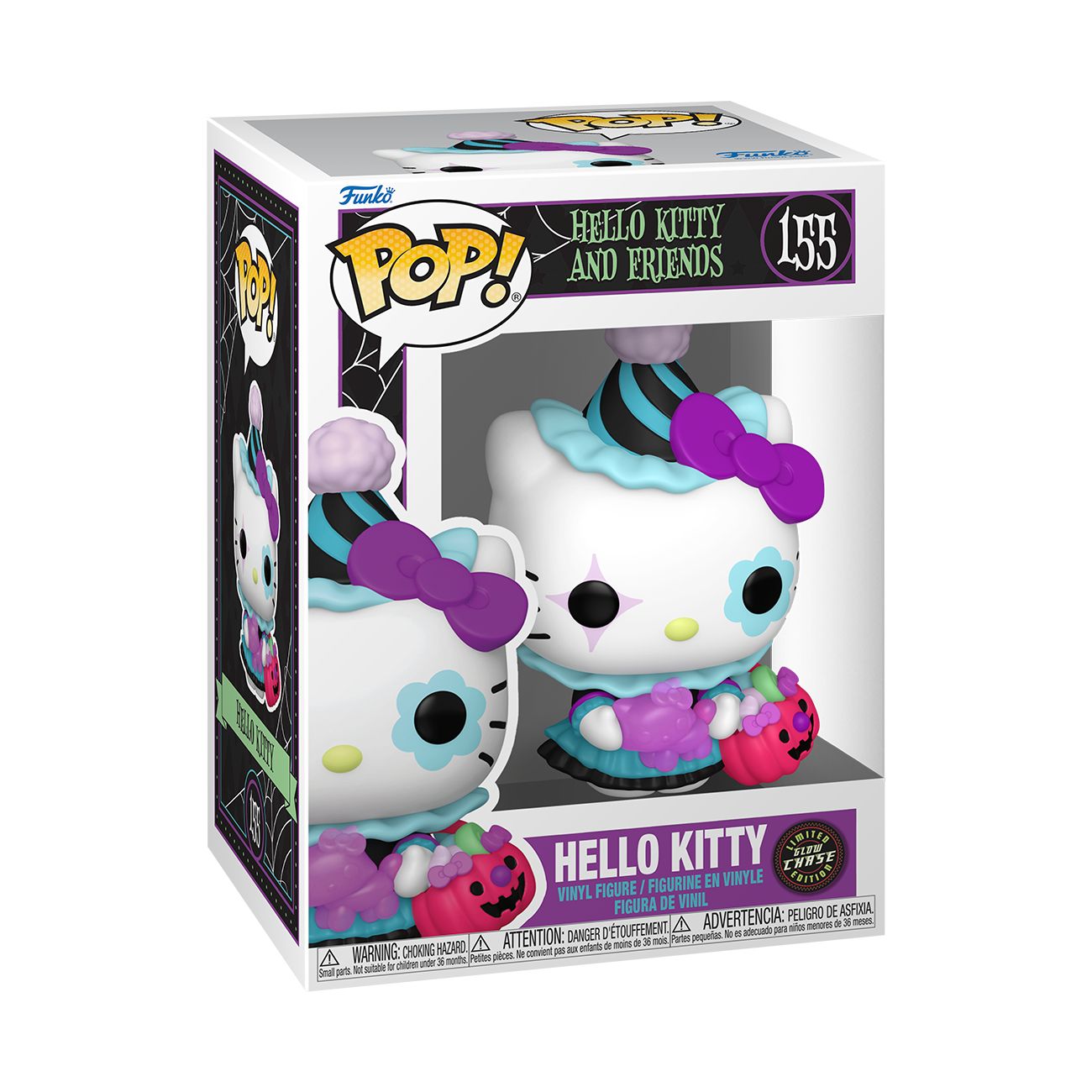 Funko Pop! Hello Kitty and Friends - Hello Kitty (GITD) #155 (COMMON & CHASE) / Cinnamoroll (GITD) #156 / Keroppi (GITD) #157 *PREORDER*
