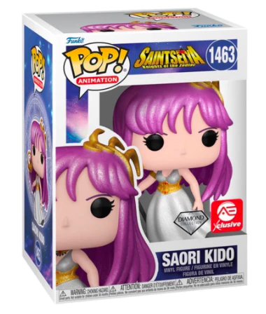 FUNKO POP! ANIMATION: SAINT SEIYA - ATHENA SAORI KIDO DIAMOND GLITTER **AE EXCLUSIVE** #1463