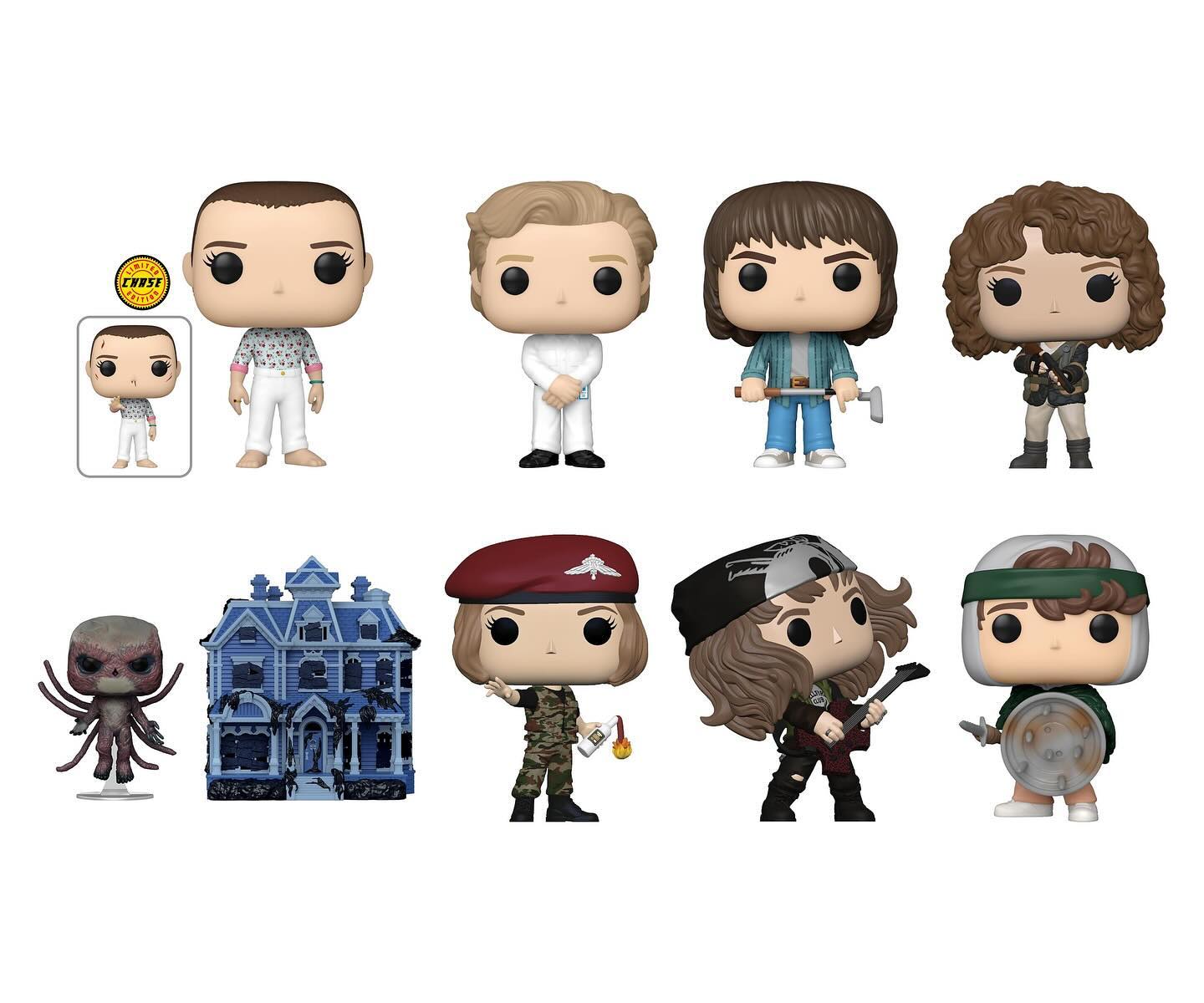 Funko Pop! Season 4 - TV Stranger Things HENRY 001 - DUSTIN - EDDIE - NANCY - ROBIN - VECNA - ELEVEN - JONATHAN