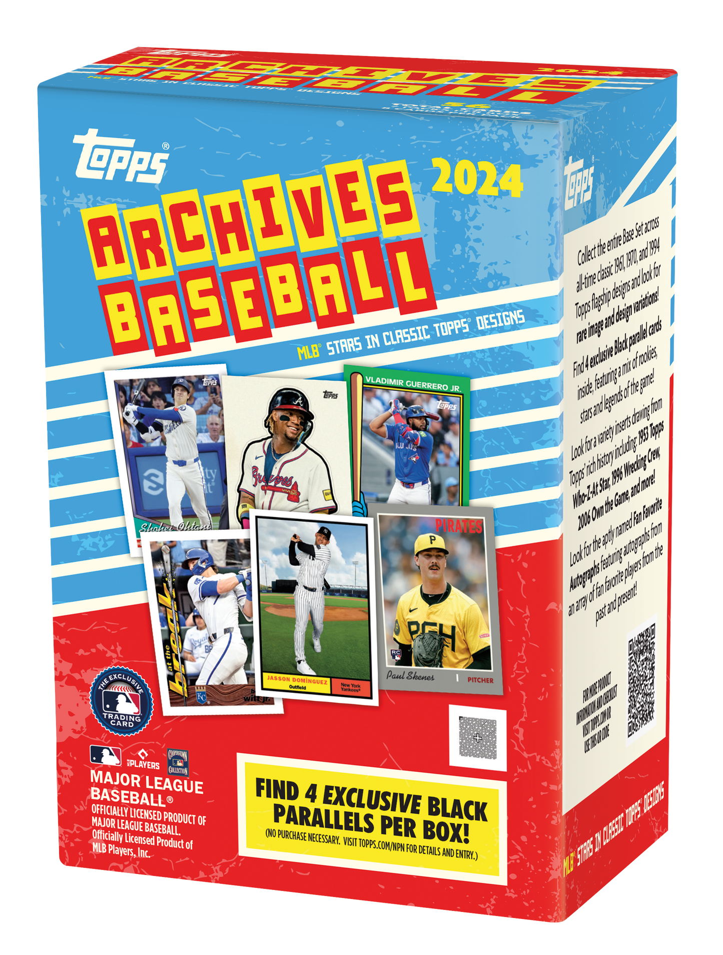 2024 Topps Archives Baseball Collector's Value Box Factory Sealed New 56 Cards