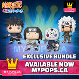 Funko Pop! ANIMATION: NARUTO SHIPPUDEN BUNDLE of 4 - NEJI - JIRAIYA - OBITO - MADARA [CANADA EXCLUSIVE]