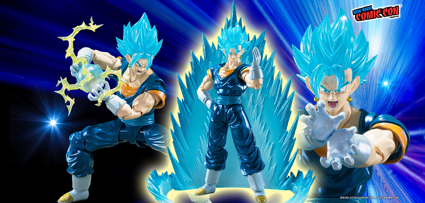 2024 NYCC TAMASHII NATIONS S.H. FIGUARTS SUPER SAIYAN GOD VEGITO DRAGON BALL Z
