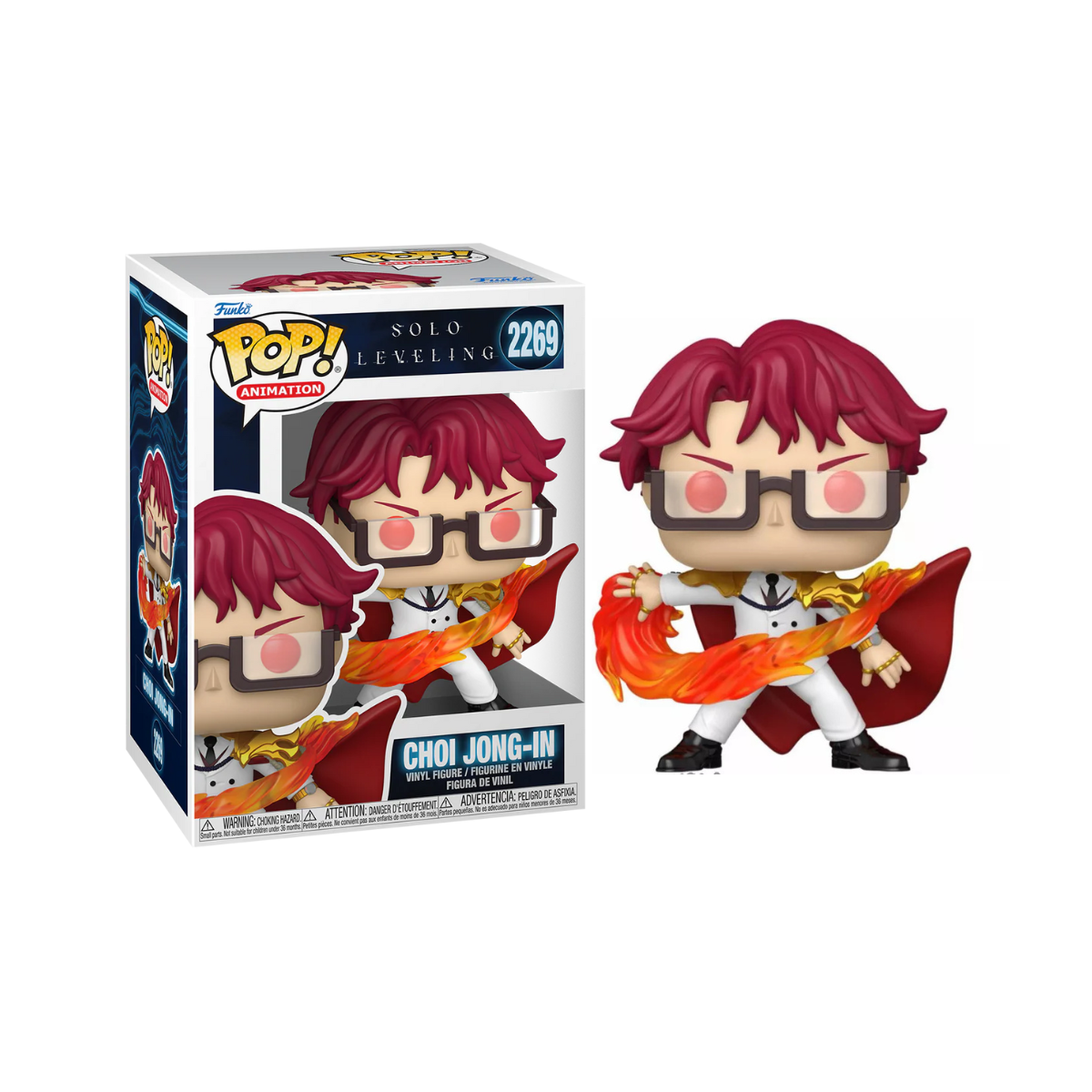 Funko Pop! Anime: Solo Leveling - Baek Yoonho / Choi Jong-in / Go Gunhee / Woo Jinchul / Deluxe! Jinwoo Vs Cerberus *PREORDER*
