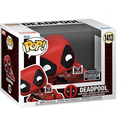Funko Pop! Marvel - Deadpool Hearts Wolverine #1413 [Entertainment Earth Exclusive]