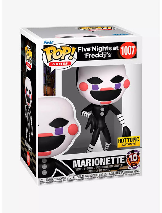Funko Pop! Games: FIve Nights At Freddy's (10 Years) - Marionette #1007 [Hot Topic Exclusive]