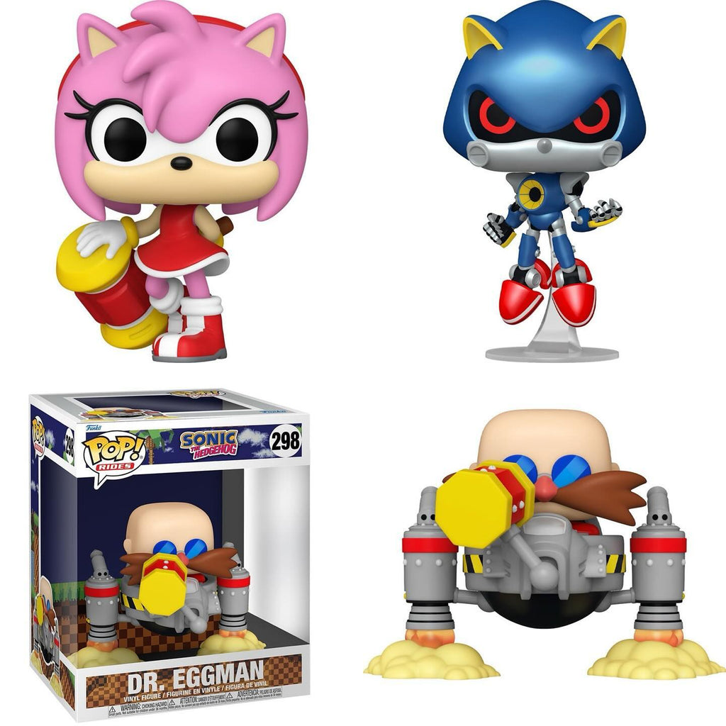 Funko Pop! Sonic the Hedgehog Sonic - Super Sonic - Amy - Metal Sonic –
