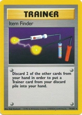 Item Finder 074  Base Set - Rare