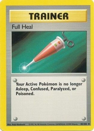 Full Heal 082  Base Set - Uncommon