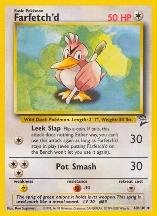 Farfetch'd 040  Base Set 2 - Uncommon