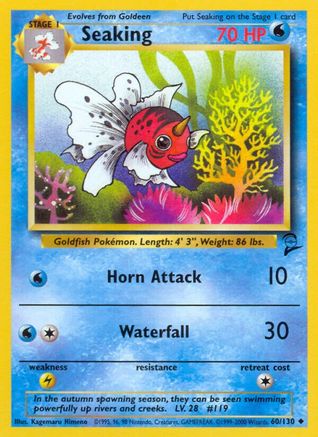 Seaking 060  Base Set 2 - Uncommon