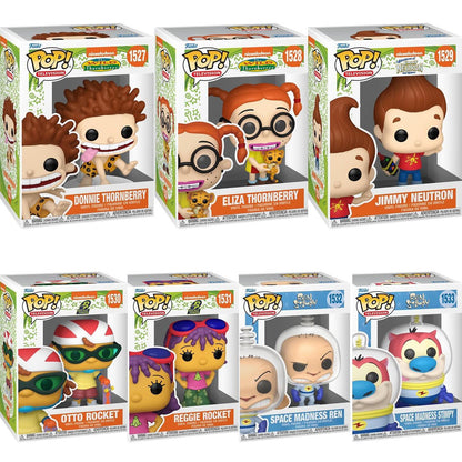 Nickelodeon Rewind Funko Pop! Rocket Power Otto #1530 - Reggie #1531 - Donnie Thornberry #1527 - Eliza Thornberry #1528
