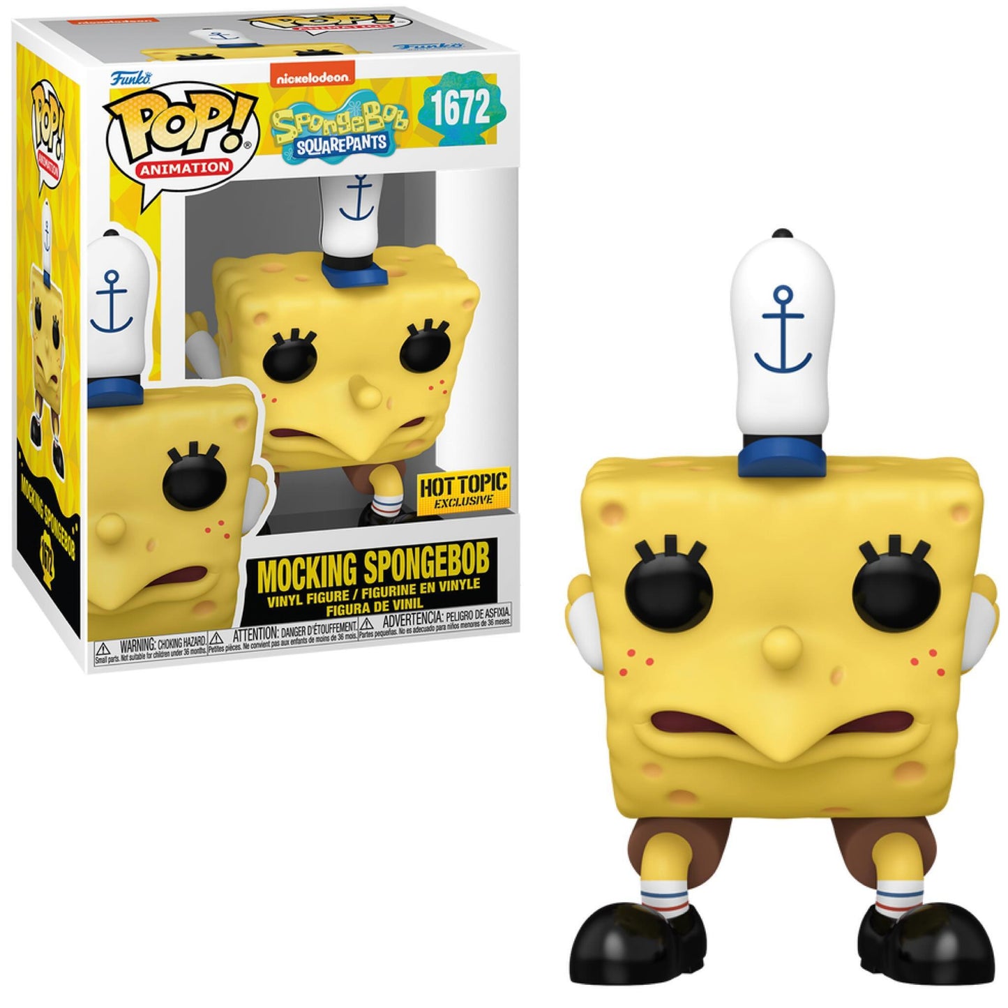 Funko Pop! Nickelodeon: Spongebob Squarepants - Spongebob with Suds / Ripped Pants / Krusty Krab Pizza / Fry Cook Games Patrick / Caveman / Doodlebob / Glove World *PREORDER*