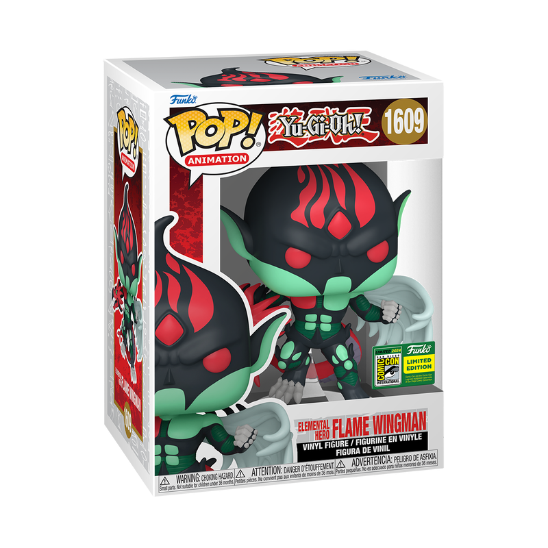 Funko Pop! Yu-Gi-Oh - Elemental Hero Flame Wingman #1609 [2024 SDCC / Shared Convention Exclusive] *PREORDER*