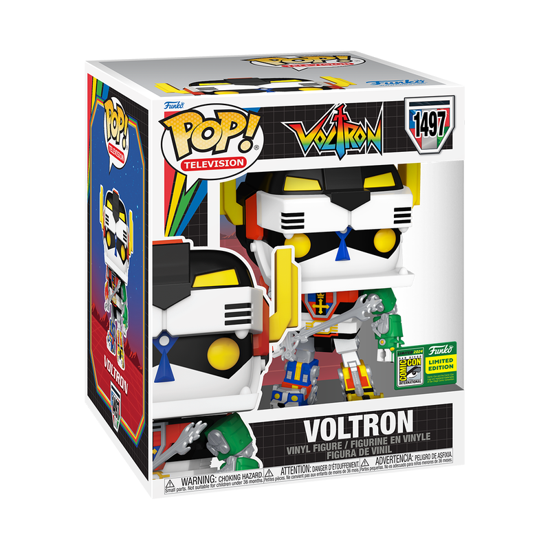 Funko Pop! Television - Jumbo 6" Voltron #1497 [2024 SDCC / Shared Convention Exclusive] *PREORDER*