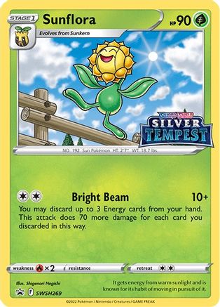 Sunflora (Prerelease) SWSH269  - Holofoil SWSH Sword & Shield Promo Cards - Promo