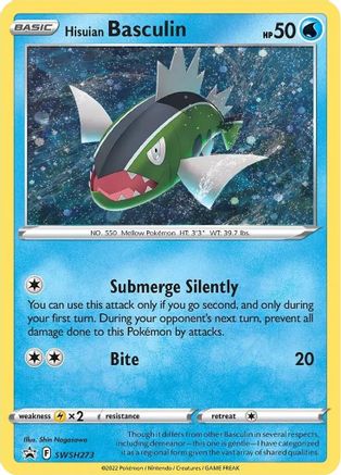 Hisuian Basculin SWSH273  - Holofoil SWSH Sword & Shield Promo Cards - Promo