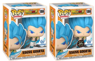 Funko Pop! Anime: Dragon Ball Super - SSGSS Gogeta / Super Saiyan God Vegeta / Broly [EXCLUSIVE]