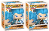 Funko Pop! Anime: Dragon Ball Super - SSGSS Gogeta / Super Saiyan God Vegeta / Broly [EXCLUSIVE]