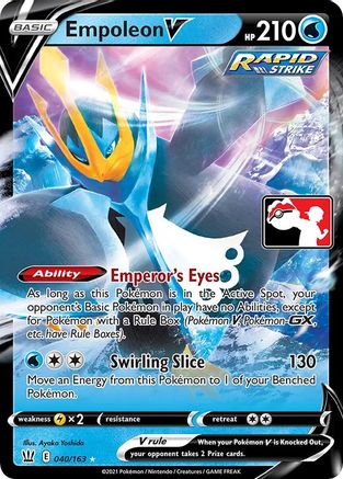 Empoleon V  - Holofoil Prize Pack Series Cards - Ultra Rare