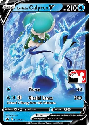 Ice Rider Calyrex V  - Holofoil Prize Pack Series Cards - Ultra Rare