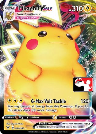 Pikachu VMAX  - Holofoil Prize Pack Series Cards - Ultra Rare