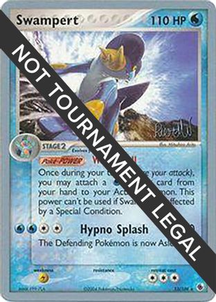 Swampert - 2004 (Reed Weichler) 013  World Championship Decks - Rare