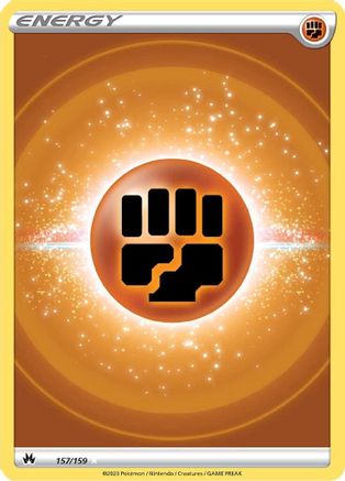 Fighting Energy (Texture Full Art) 157  - Holofoil Crown Zenith - Ultra Rare