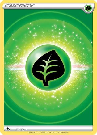 Grass Energy (Texture Full Art) 152  - Holofoil Crown Zenith - Ultra Rare