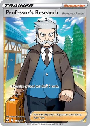 Professor's Research (Full Art) 150  - Holofoil Crown Zenith - Ultra Rare