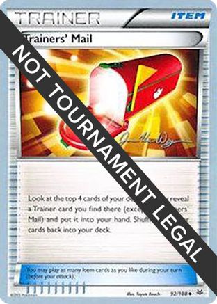 Trainers' Mail - 2015 (Jacob Van Wagner) 092  World Championship Decks - Uncommon
