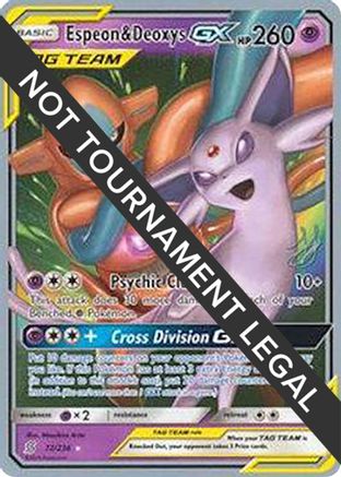 Espeon & Deoxys GX - 2019 (Henry Brand) 072  World Championship Decks - Ultra Rare