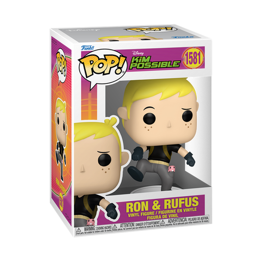 Funko Pop! Disney: Kim Possible: Ron & Rufus #1581