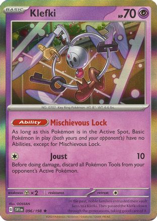 Klefki 096  - Reverse Holofoil SV01 Scarlet & Violet Base Set - Rare