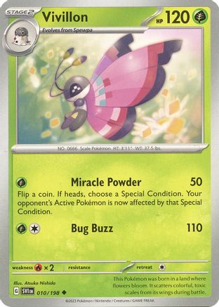 Vivillon 010  SV01 Scarlet & Violet Base Set - Uncommon