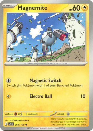 Magnemite 063  SV01 Scarlet & Violet Base Set - Common