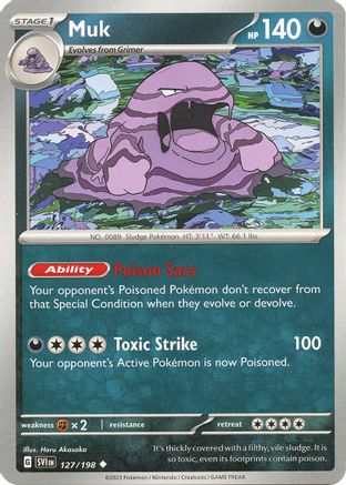 Muk 127  SV01 Scarlet & Violet Base Set - Uncommon