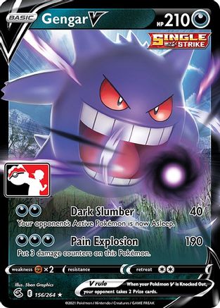 Gengar V  - Holofoil Prize Pack Series Cards - Ultra Rare