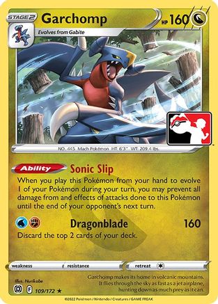 Garchomp  Prize Pack Series Cards - Rare