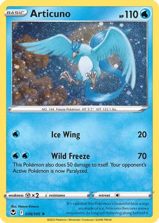 Articuno (Cosmos Holo) 036  - Holofoil Miscellaneous Cards & Products - Promo