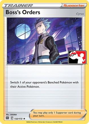 Boss's Orders 132/172  - Holofoil Prize Pack Series Cards - Promo