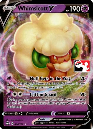 Whimsicott V - 160/172/172  - Holofoil Prize Pack Series Cards - Promo