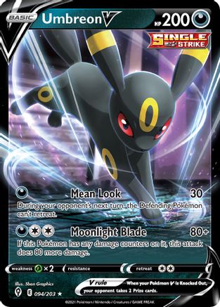 Umbreon V (Non-Holo) 094/203  Deck Exclusives - Promo