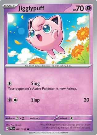 Jigglypuff 083  SV02 Paldea Evolved - Common