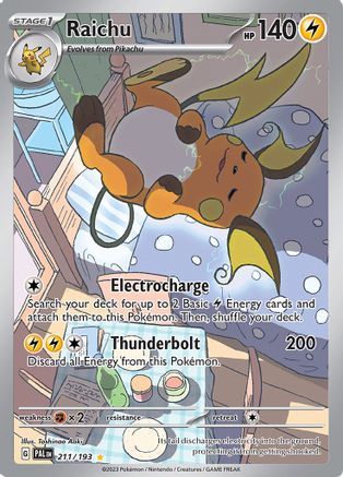 Raichu 211/193  - Holofoil SV02 Paldea Evolved - Illustration Rare